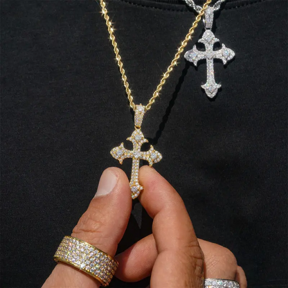 Iced Cross Necklace