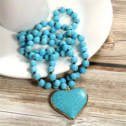 Turquoise Heart Necklace