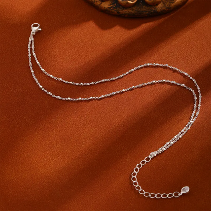 Layered Square Dot Anklet