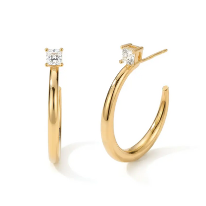 Chunky Hoop Earrings