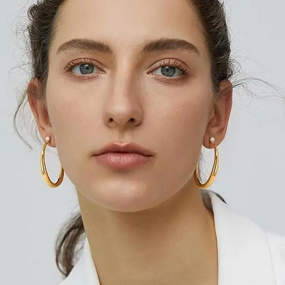 Chunky Hoop Earrings
