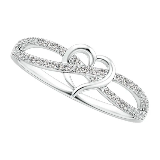 Infinity Heart Promise Ring