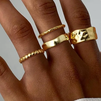 4pc Stackable Ring Set