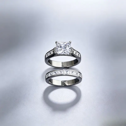 2pc Classic Timeless Ring Set
