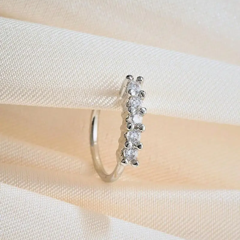 Zircon Nose Ring