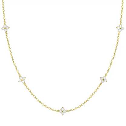 Dainty Flower Necklace