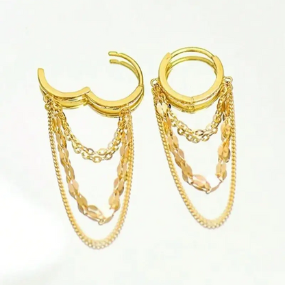 Delicate Layered Hoop Earrings