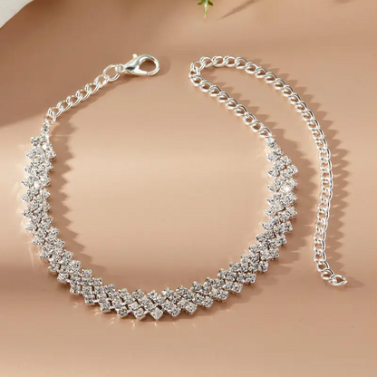 Rhinestone Anklet