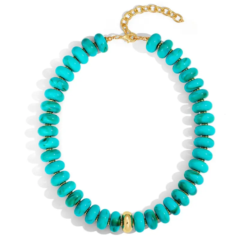 Chunky Bead Choker Necklace