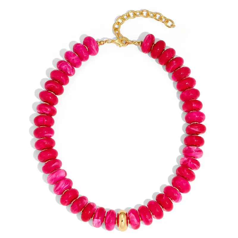 Chunky Bead Choker Necklace
