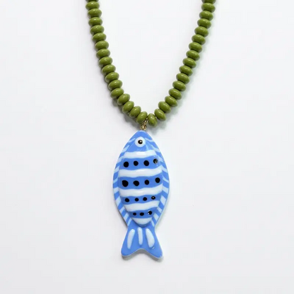 Tropical Fish Beaded Necklace