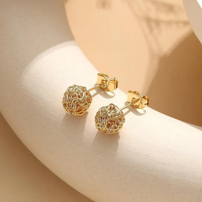 3 Pair Love Knot Earrings