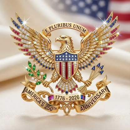 250th Anniversary Patriotic Brooch Pin