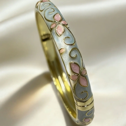 Dripping Floral Bangle