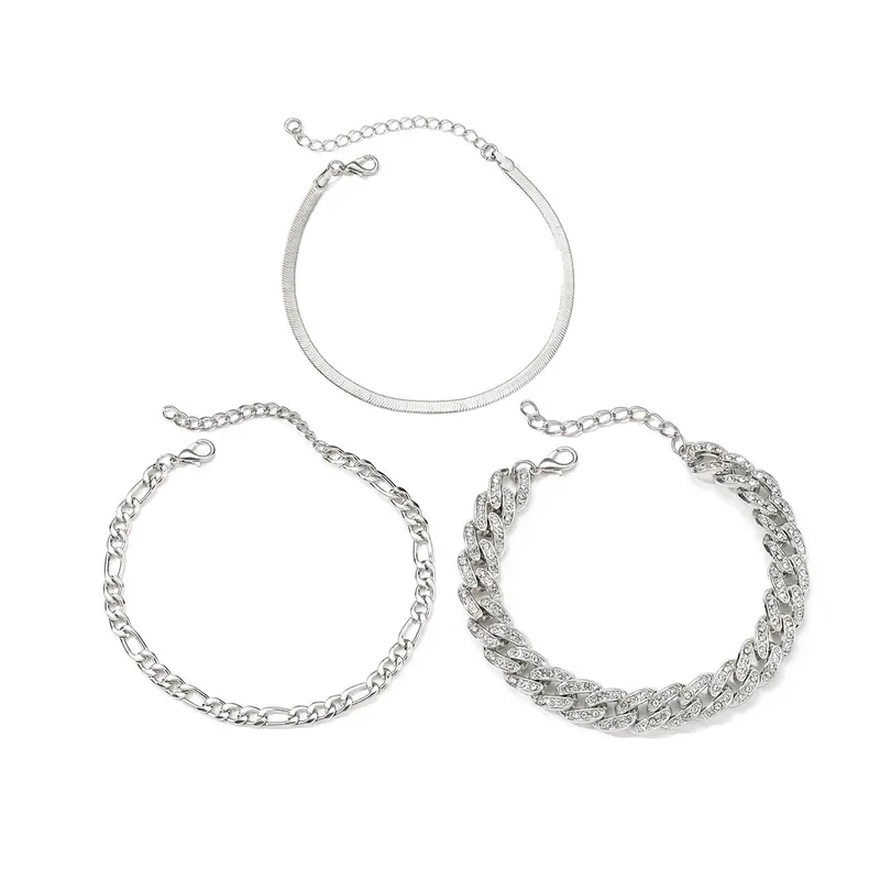 3pc Luxe Anklet Set
