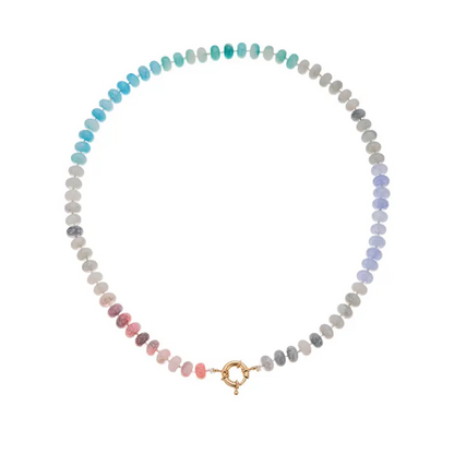 Sunset Ombre Beaded Necklace