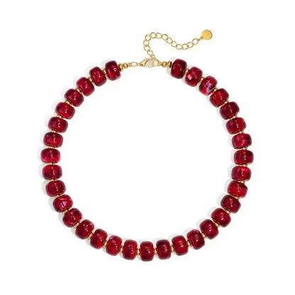 Chunky Bold Bead Necklace