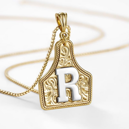 Initial Tag Necklace