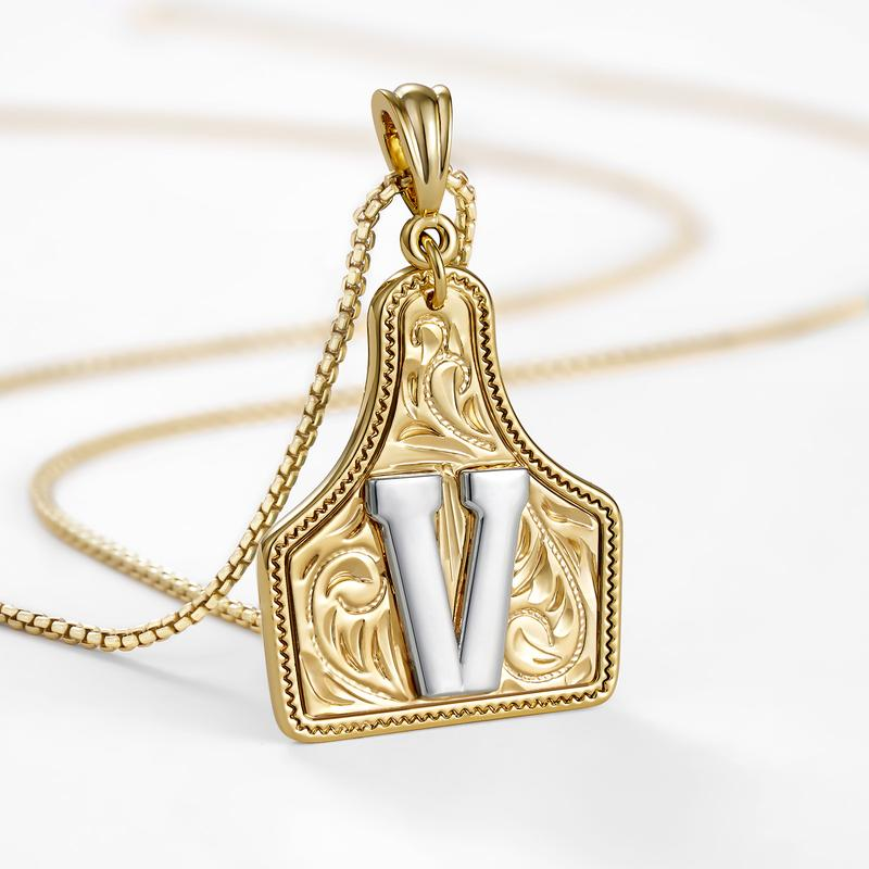 Initial Tag Necklace
