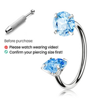 Silver - Blue