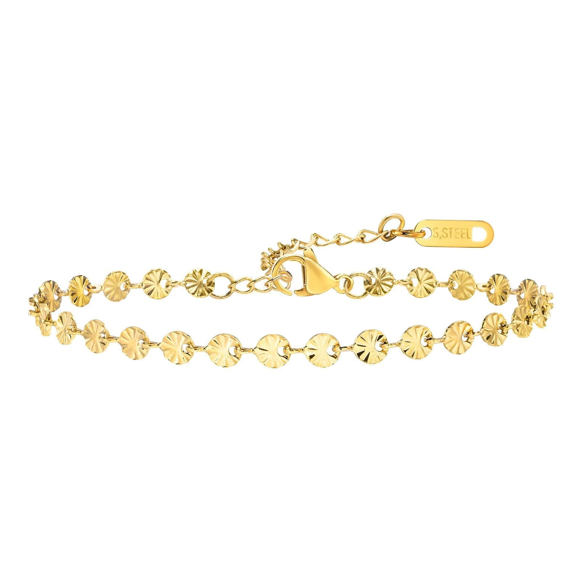 Textured Leaf Bracelet