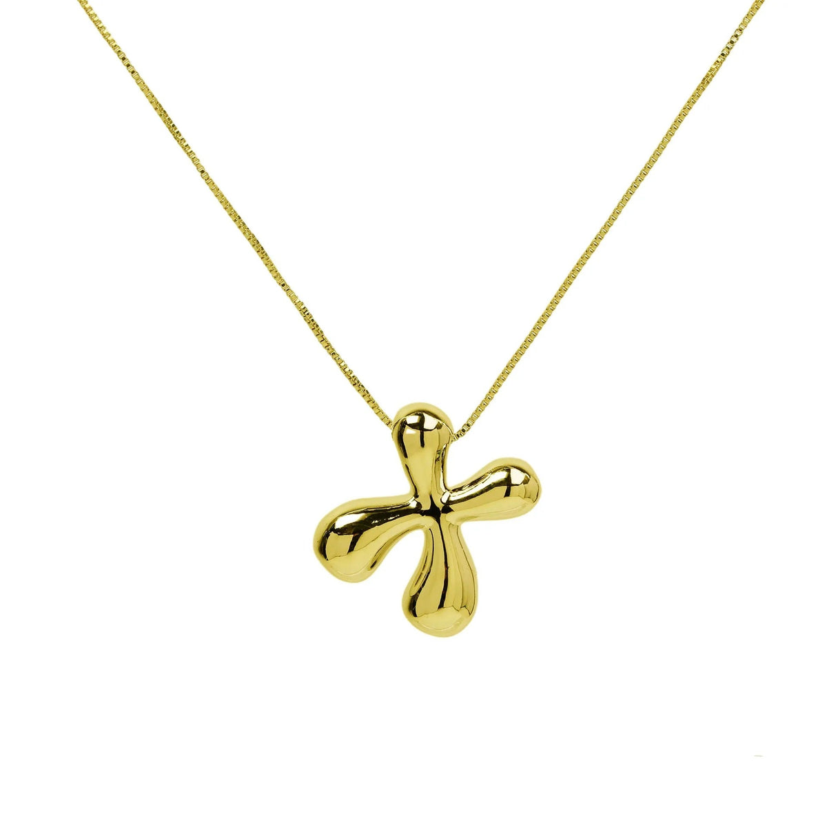 Chunky Balloon Initial Letter Necklace