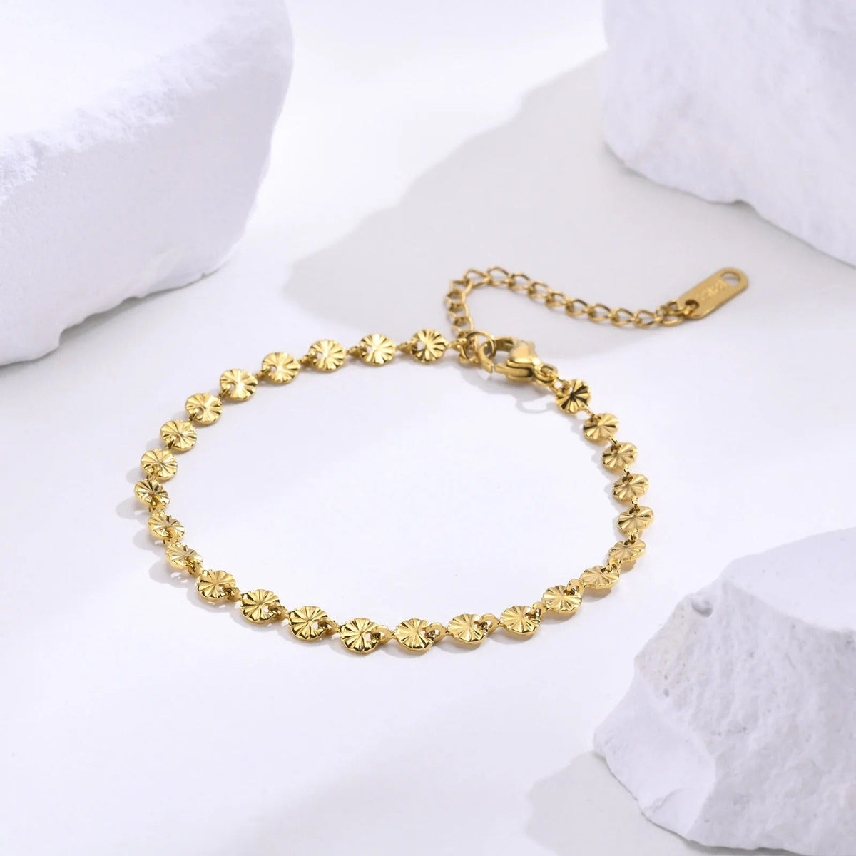 Textured Leaf Bracelet