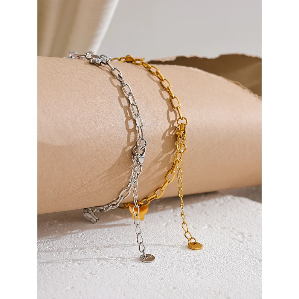 Colorful Butterfly Anklet
