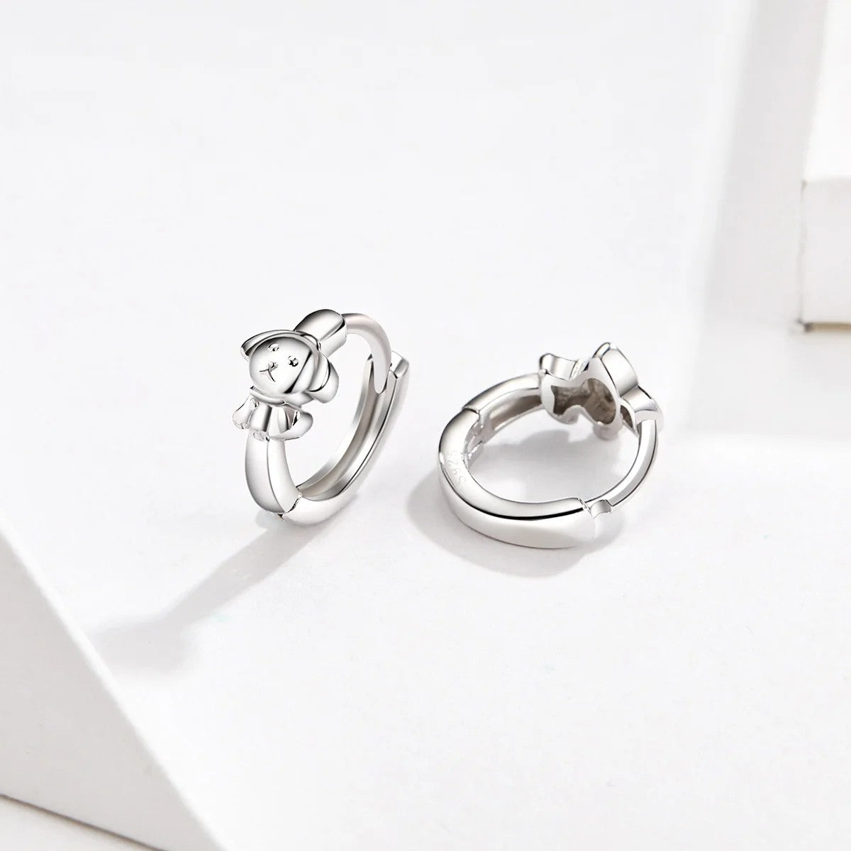 Puppy Hoop Earrings