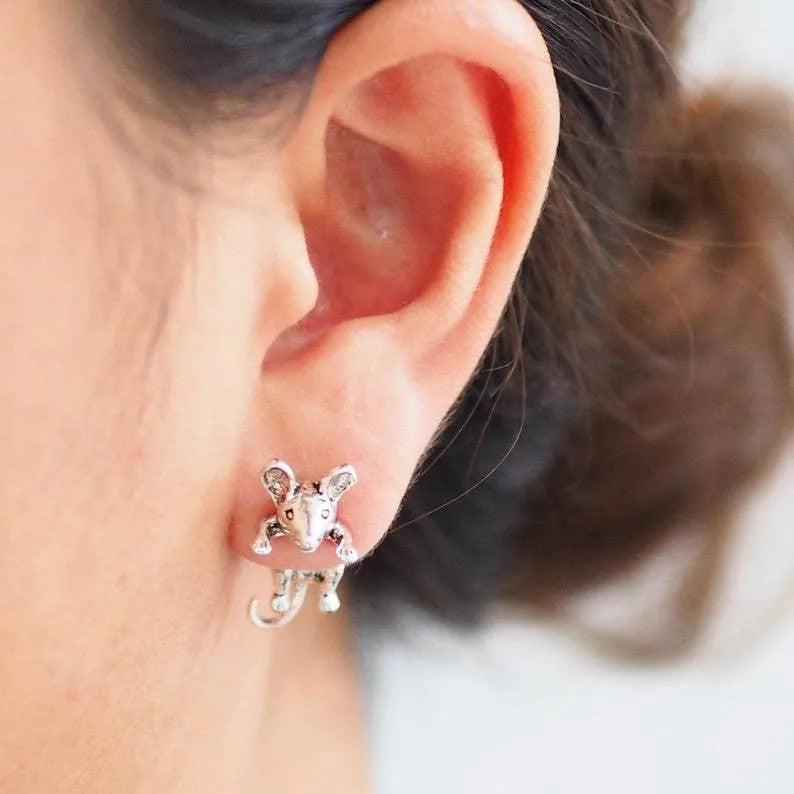 Mouse Drop Earring