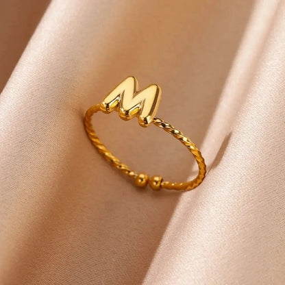 Twisted Initial Letter Ring