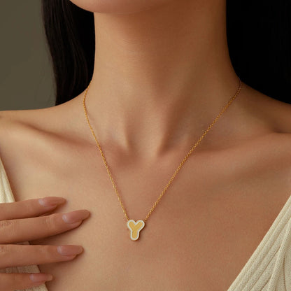 Initial Letter Pendant Necklace