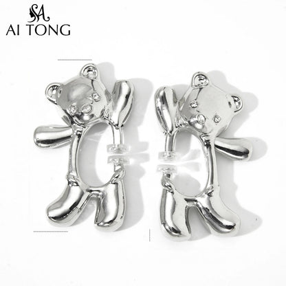 Bear Clip-on Earrings