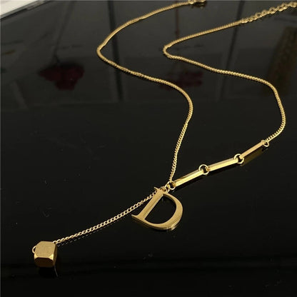 Initial Bar Necklace