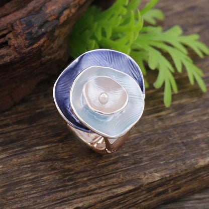 Watercolor Flower Ring