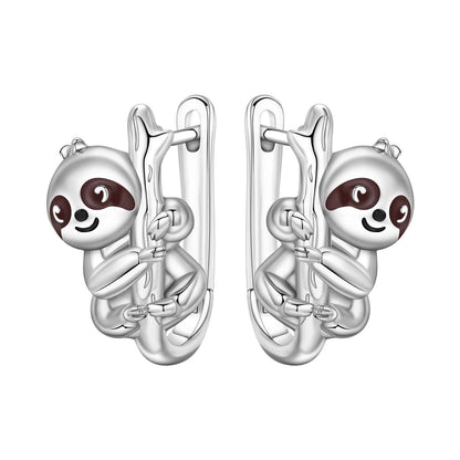Raccoon Branch Drop Earrings