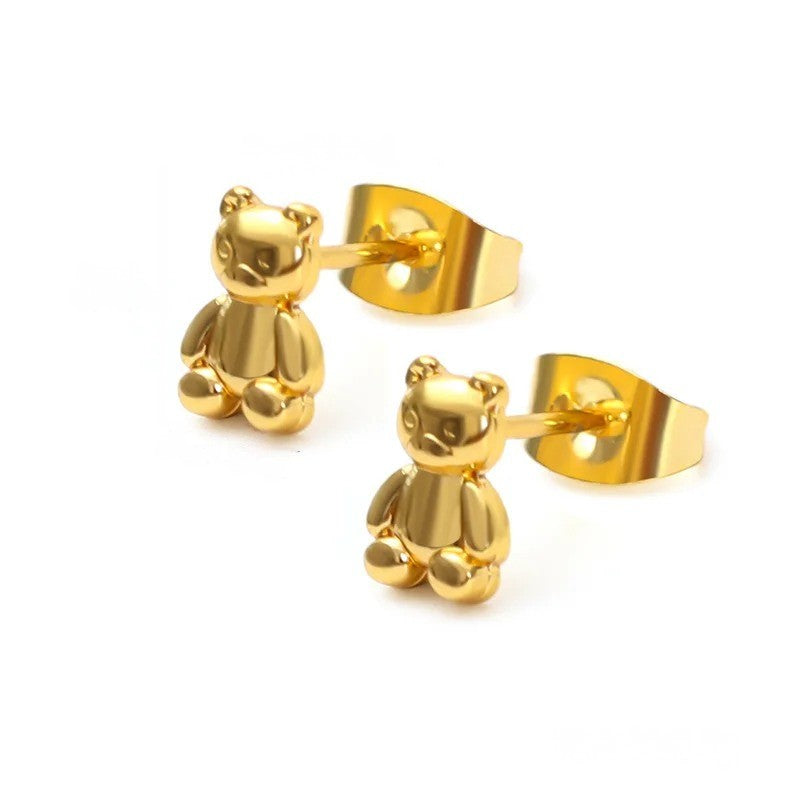 Little Bear Stud Earrings