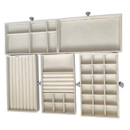Stackable Velvet Jewelry Organizer