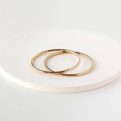 Polished Gold-Tone Cuff Bracelet