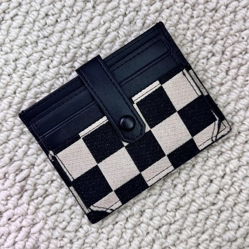 Checkerboard Card Holder