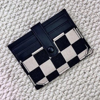 Checkerboard Card Holder
