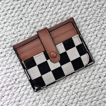 Checkerboard Card Holder