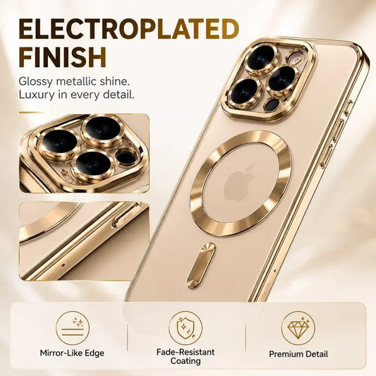 Gold-Tone Magnetic Phone Case