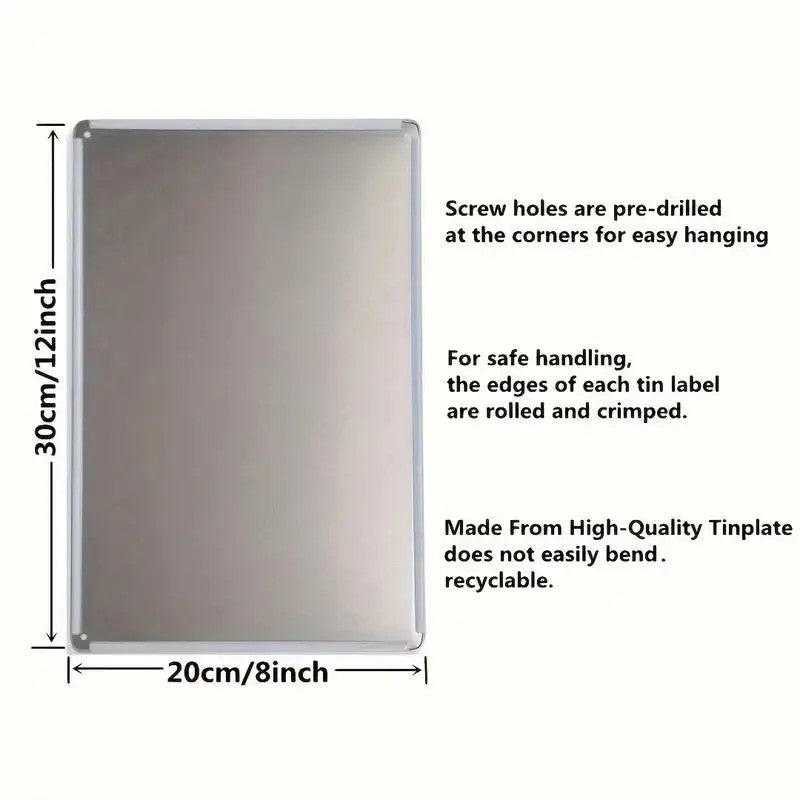 Floral Growth Metal Sign