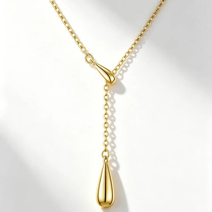 Teardrop Y-Necklace