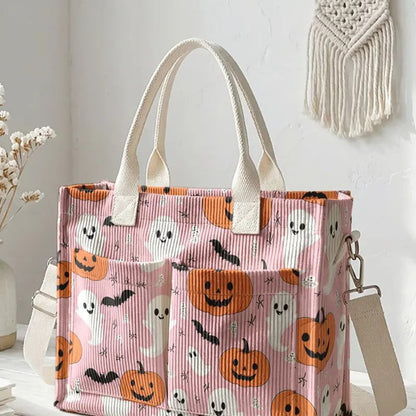 Ghost & Pumpkin Tote Bag