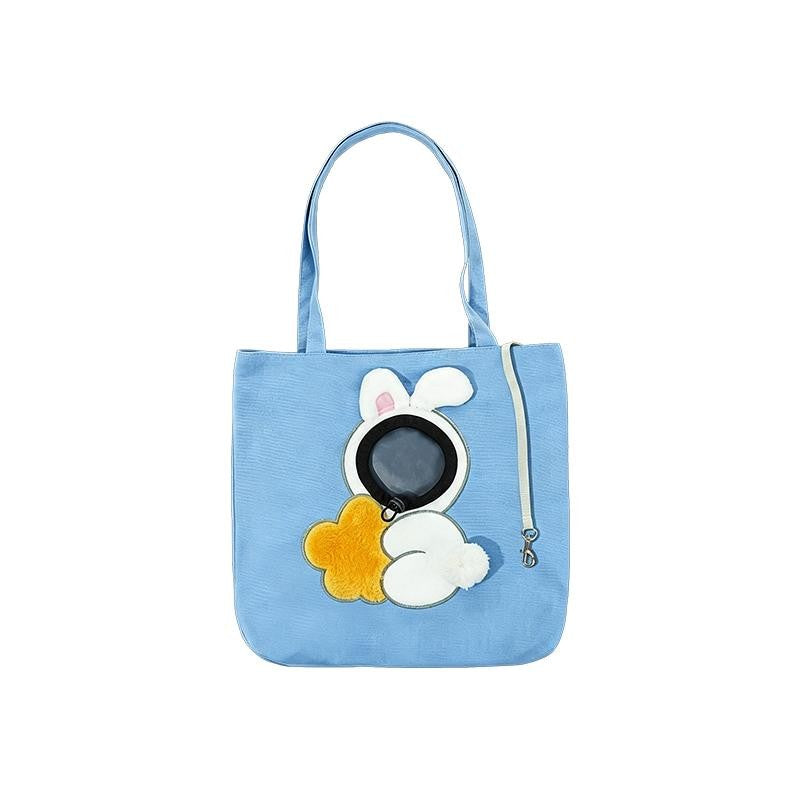 Plush Dinosaur Pet Tote Bag