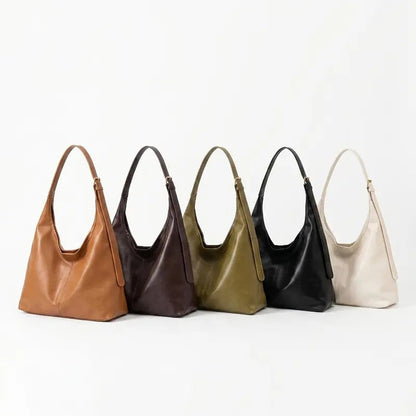 Soft Leather Hobo Bag