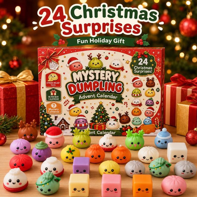 Holiday Dumpling Squishy Set