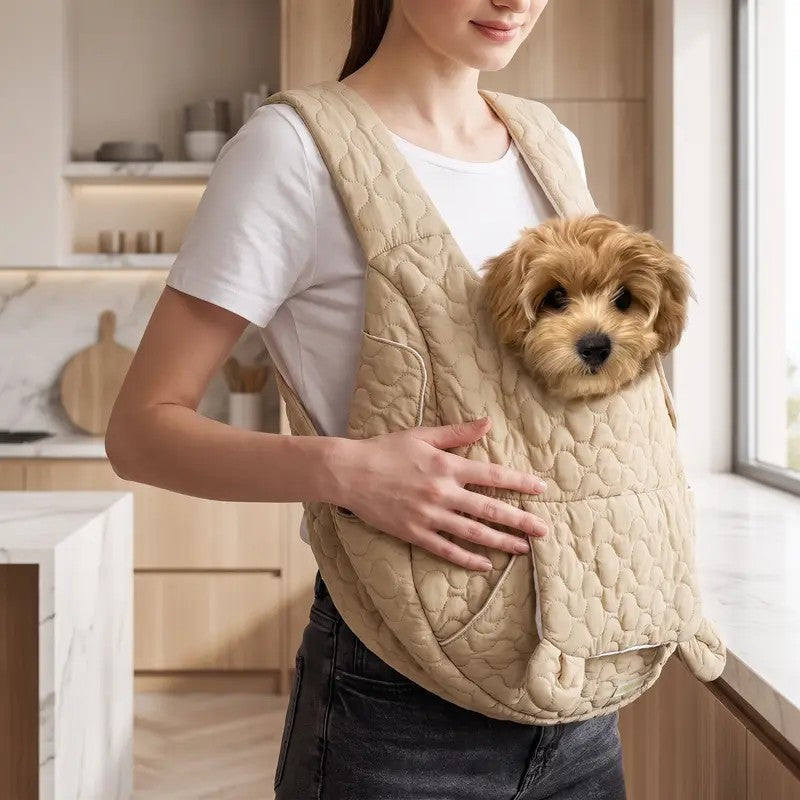 Quilted Pet Carrier Vest
